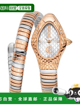 自营Just Cavalli Women's Snake 316L Stainless Steel Watch -