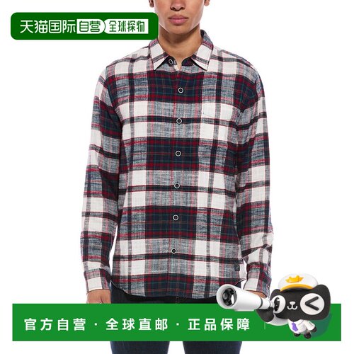 美国直邮自营weatherproof vintage防风雨复古竹节法兰绒格子衬