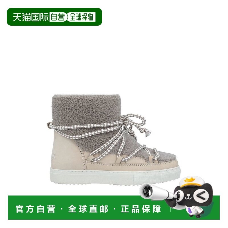 1h可退 【美国直邮】INUIKII 女鞋时装靴 羊皮圆头靴 手工制作 舒