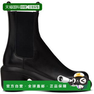 Sander 吉尔 桑达 1h可退 黑色踝靴 Jil 女士 J15WU 香港直邮潮奢