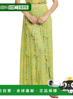 自营 Ramy Brook Paola 长裙 - 绿色 A字裙半身裙 美国直发奥莱