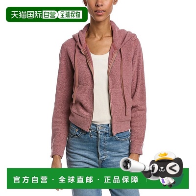 自营Bella Dahl Zip Hoodie - Purple 帽衫美国直发奥莱