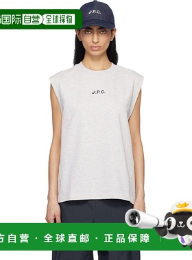 1h可退 香港直邮潮奢 A.P.C. 女士 灰色 ASICS 联名 Sky 背心 COG