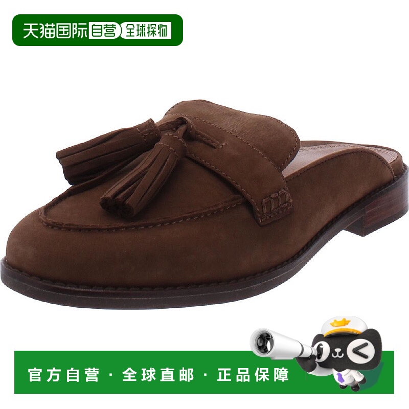 自营vionic里根女式皮滑套骡子-太妃糖牛磨砂 美国奥莱直发
