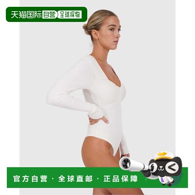 自营belle & bloomThink Twice长袖连体衣-象牙色 美国奥莱直发