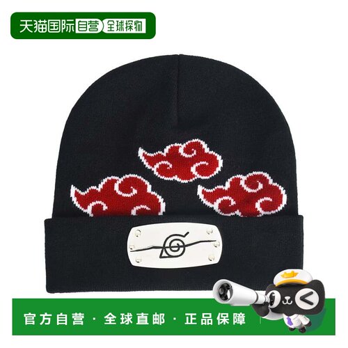 自营concept oneNARUTO ITACHI 头带 AKATSUKI CLOUDS 便帽 - 黑