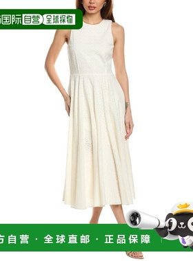 自营FRAME Denim Eyelet Maxi Dress - white 美国奥莱直发