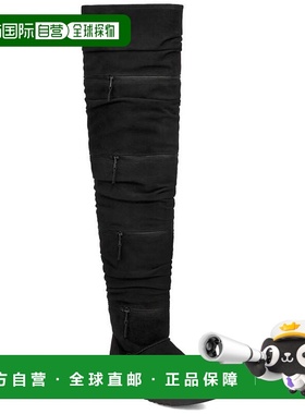 自营UGG Classic Ultra Tall 绒面经典靴 - 黑色 美国奥莱直发