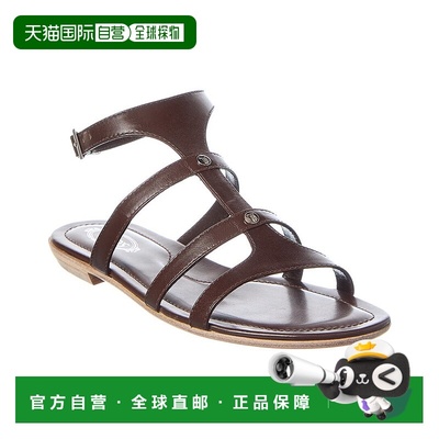 自营tod'sTOD’s Leather Sandal - brown 美国奥莱直发凉鞋