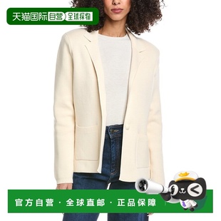 自营l'agenceL’AGENCE Lacey Knit Blazer - white 美国奥莱直发