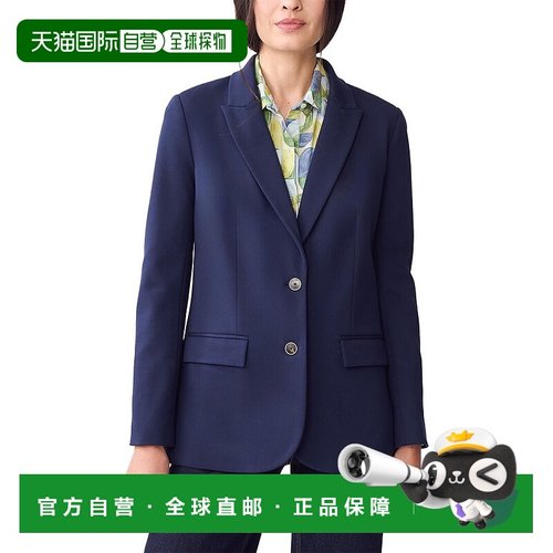 自营J.McLaughlin Triana Jacket - navy 美国奥莱直发外套