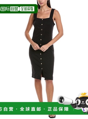 自营 Nation LTD克劳德 米迪连衣裙-黑色 美国奥莱直发