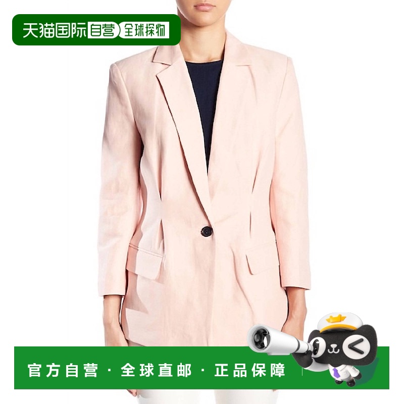 自营 joieLian Rose Blush Linen Blazer - rose blush 美国奥莱