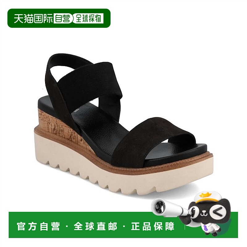 自营miaWomen's Olany Wedge Sandals In Black - black 美国奥莱