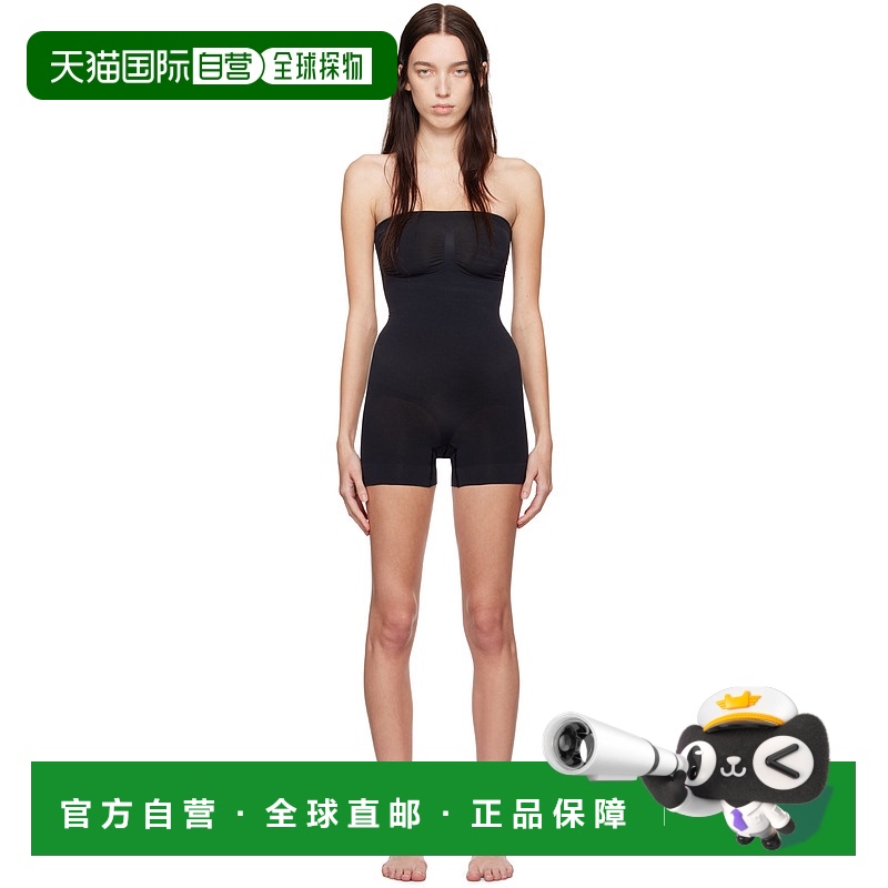 1h可退 香港直邮潮奢 SKIMS 女士 黑色 Seamless Sculpt Straples