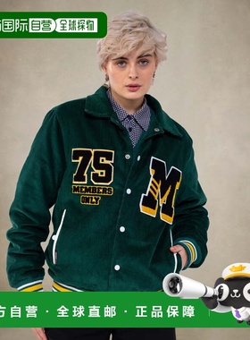 自营members onlyWomen's Corduroy Varsity Jacket - green 美国