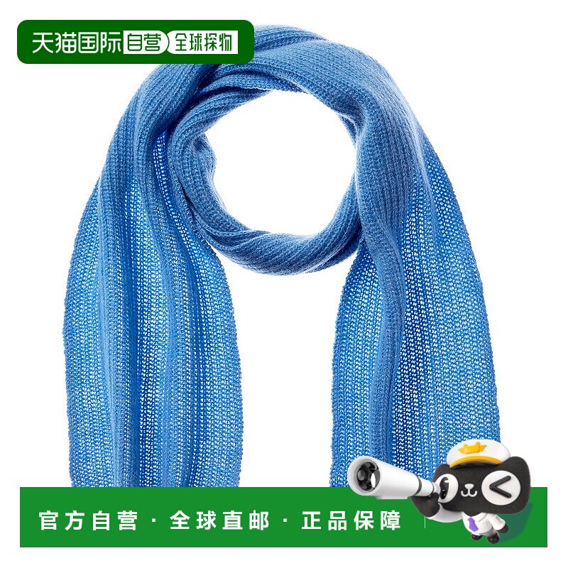 自营Portolano 针织羊绒围巾 - 蓝色 【美国奥莱】直发