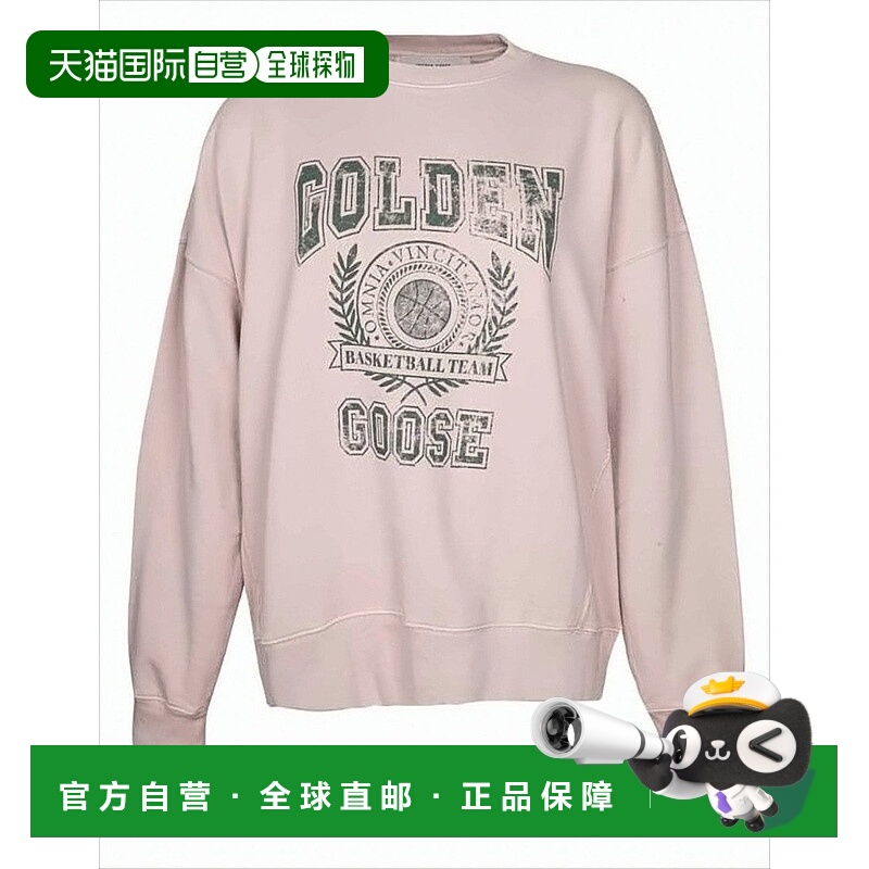 自营golden gooseVintage Graphic Print Sweatshirt With Ribbed