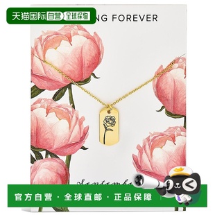 sterling forever诞生花吊坠 - 九月 / 牡丹 【美国奥莱】直发