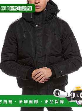 自营Point Zero Black Bomber Coated Taslan Coat - black 美国