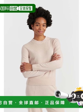 自营chinti & parkerBone Wool-Cashmere Cropped Sweater - bone