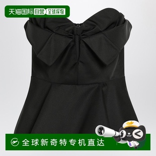 黑色 自营 丝绸混纺紧身胸衣上衣 Alexander 美国奥莱 Mcqueen女式