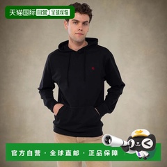 自营members onlyMen's Pullover Hooded Sweatshirt - black 美