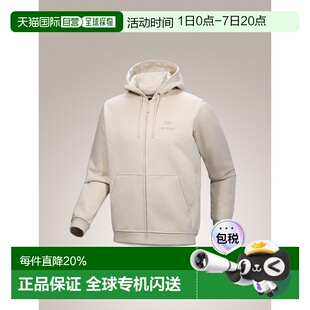 始祖鸟EMBLEM FLEECE男款户外全拉链连帽抓绒衣外套