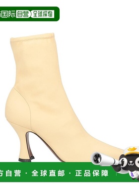 美国直邮NEOUS 女士踝靴靴子皮鞋袜靴高跟弹力靴真皮