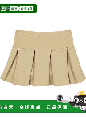 自营Hope & Henry Ponte Pleated Skort - brown 美国奥莱直发