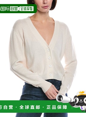 自营Brodie Cashmere Boxy Little Wool & Cashmere-Blend Cardig