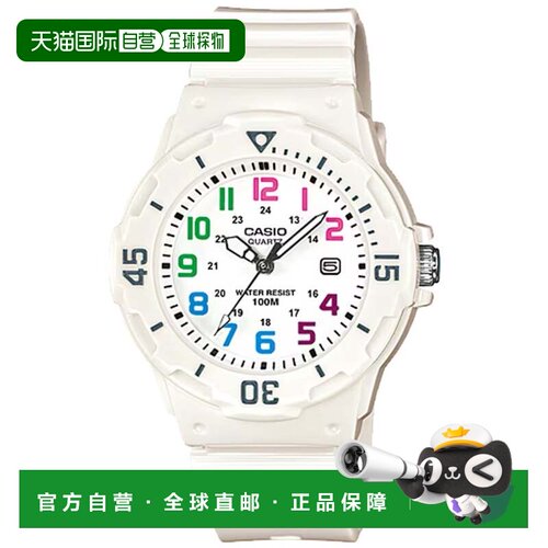 自营Casio Women’s White Dive-Style Analog Watch with Multic