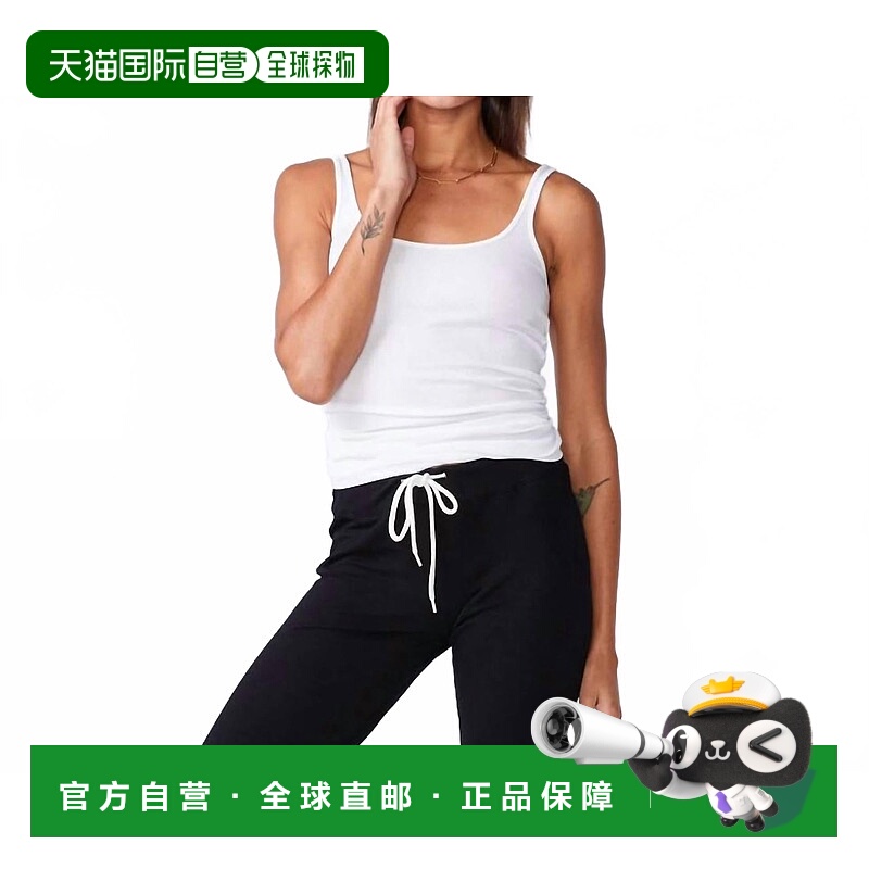 自营monrowNarrow Ribbed Tank - Plus In White - white 美国奥