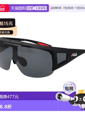 自营Fila Plastic Men's Sunglasses - black 美国奥莱直发太阳镜