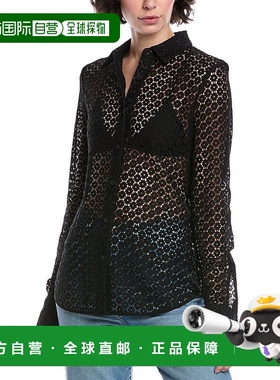 自营 rag & bone碎骨伊维特蕾丝衬衫-黑色 美国奥莱直发