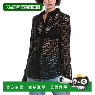 黑色 自营 bone碎骨伊维特蕾丝衬衫 美国奥莱直发 rag