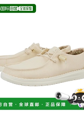 1h可退 香港直邮潮奢 hey dude 女士 Wendy 弹力帆布运动休闲鞋