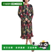 black 自营T 美国奥莱直发 Midi Dress Tahari Novelty