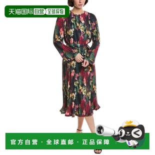 自营T Tahari Novelty Midi Dress - black 美国奥莱直发