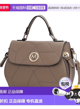 自营 mia k collectionMia K的Clementine纯素皮革女式手提包-卡