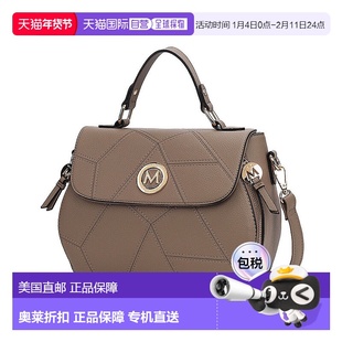 自营 mia k collectionMia K的Clementine纯素皮革女式手提包-卡