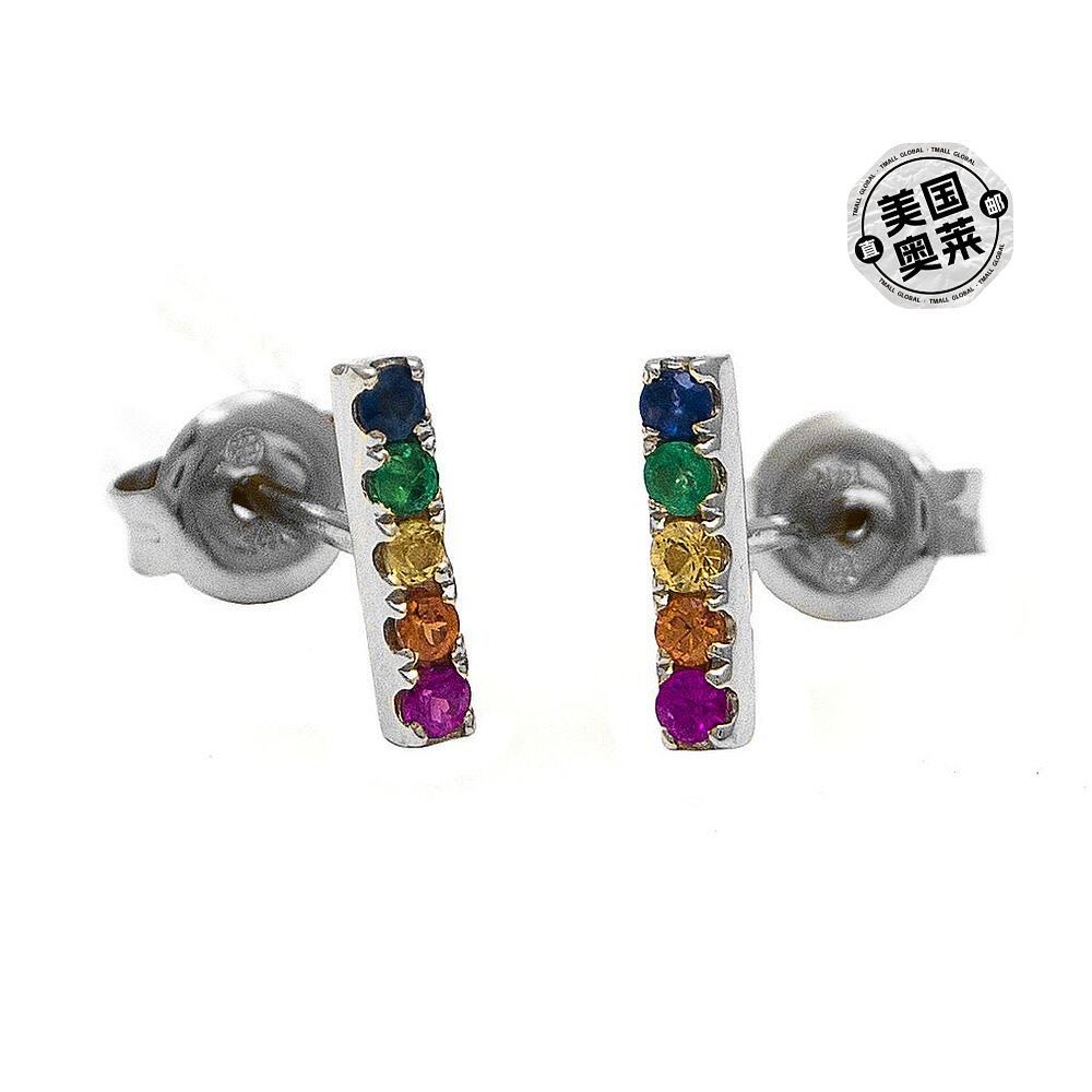 monary1 Carat Triple Row Diamond Hoop Earrings In Sterling S