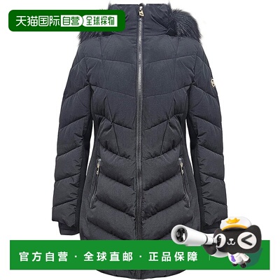 自营 Michael Michael Kors 女士 Chevron Scuba 外套，黑色 - 黑
