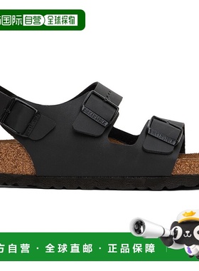 1h可退 香港直邮潮奢 birkenstock 勃肯 女士 黑色 Regular Milan