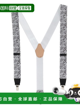 自营 crookhorndavisThe City Scape 35 毫米夹端弹性背带 - 灰色