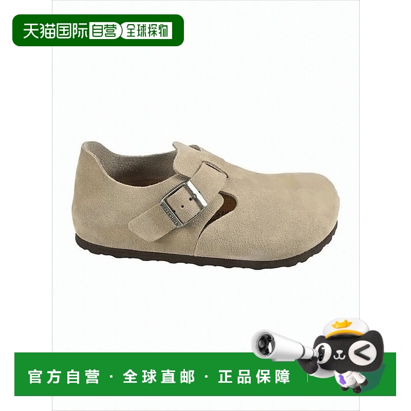 自营birkenstockClosed-Toe Suede Sandal With Adjustable Leath