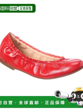 自营 French Sole Cecila 真皮平底鞋 - 红色 美国奥莱直发单鞋