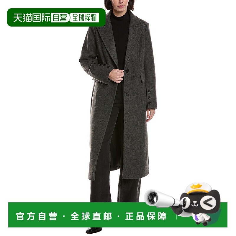 自营Sam Edelman Reefer Coat - grey 美国奥莱直发