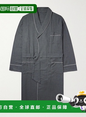 1h可退 香港直邮潮奢 Thom Sweeney 男士 棉质睡袍 CONLW02CHARCO