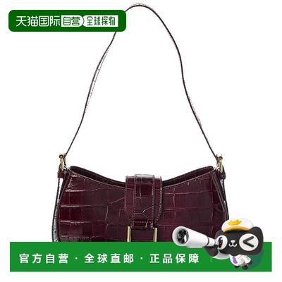 自营Persaman New York Adele Leather Shoulder Bag - brown 美